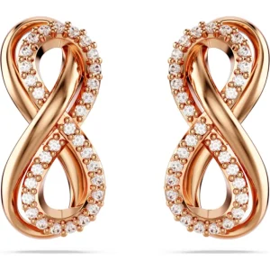 Swarovski Hyperbola oorbellen Infinity Rosé/Wit 5684085