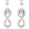Swarovski Hyperbola oorbellen Infinity Zilver/Wit 5679793