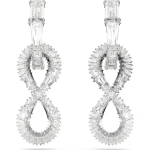 Swarovski Hyperbola oorbellen Infinity Zilver/Wit 5679793
