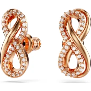 Swarovski Hyperbola oorbellen Infinity Rosé/Wit 5684085
