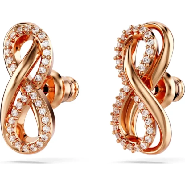 Swarovski Hyperbola oorbellen Infinity Rosé/Wit 5684085