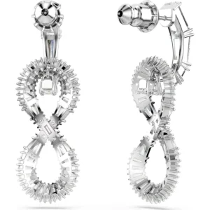Swarovski Hyperbola oorbellen Infinity Zilver/Wit 5679793