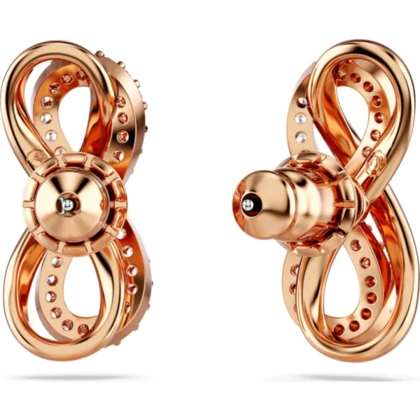 Swarovski Hyperbola oorbellen Infinity Rosé/Wit 5684085