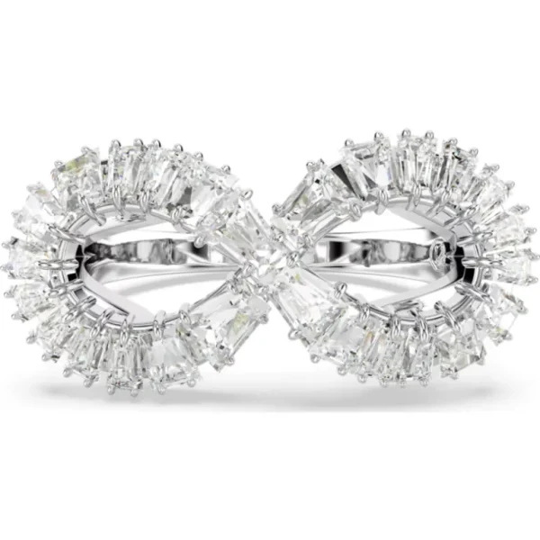 Swarovski Hyperbola ring Infinity Zilver/Wit