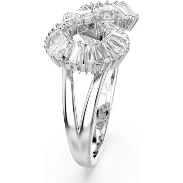 Swarovski Hyperbola ring Infinity Zilver/Wit