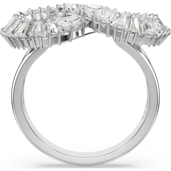 Swarovski Hyperbola ring Infinity Zilver/Wit