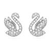 Swarovski Iconic Swan oorbellen Zwaan Wit 5647873