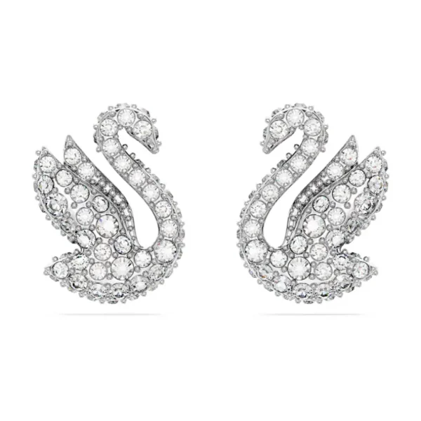 Swarovski Iconic Swan oorbellen Zwaan Wit 5647873