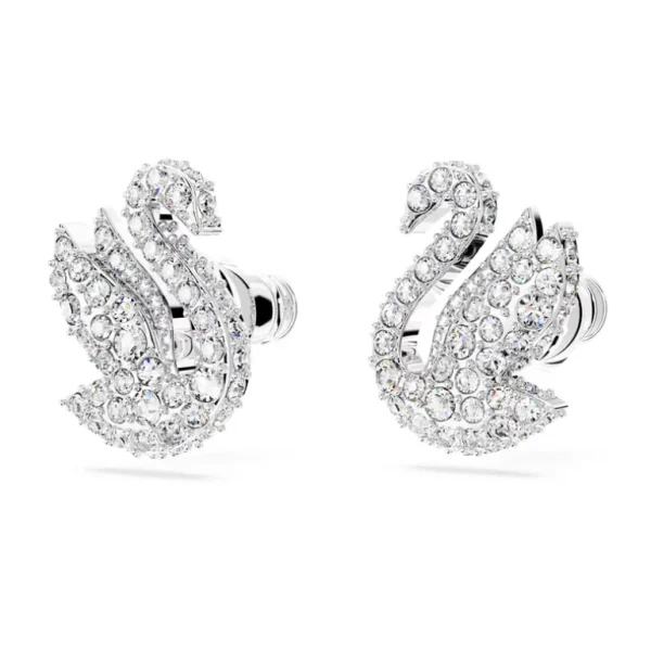 Swarovski Iconic Swan oorbellen Zwaan Wit 5647873