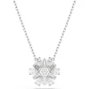 Swarovski Idyllia ketting met hanger Verschillende slijpvormen Zilver/Wit 5691484