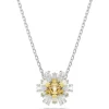 Swarovski Idyllia ketting met hanger Bloem Zilver/Geel 5679939