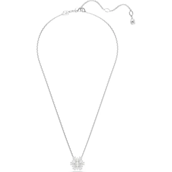 Swarovski Idyllia ketting met hanger Verschillende slijpvormen Zilver/Wit 5691484