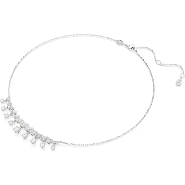 Swarovski Idyllia ketting met hanger Verschillende slijpvormen Zilver/Wit 5692637