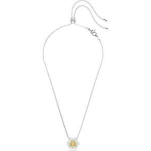 Swarovski Idyllia ketting met hanger Bloem Zilver/Geel 5679939