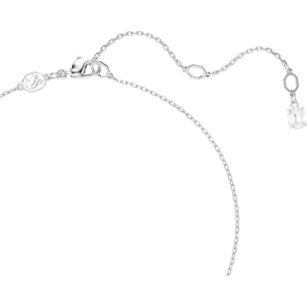 Swarovski Idyllia ketting met hanger Verschillende slijpvormen Zilver/Wit 5691484