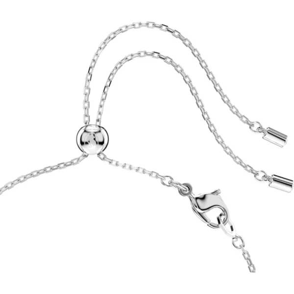 Swarovski Idyllia ketting met hanger Bloem Zilver/Geel 5679939