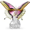Swarovski Idyllia kristallen beeldje Vlinder meerkleurig Wit/Goud 5650796
