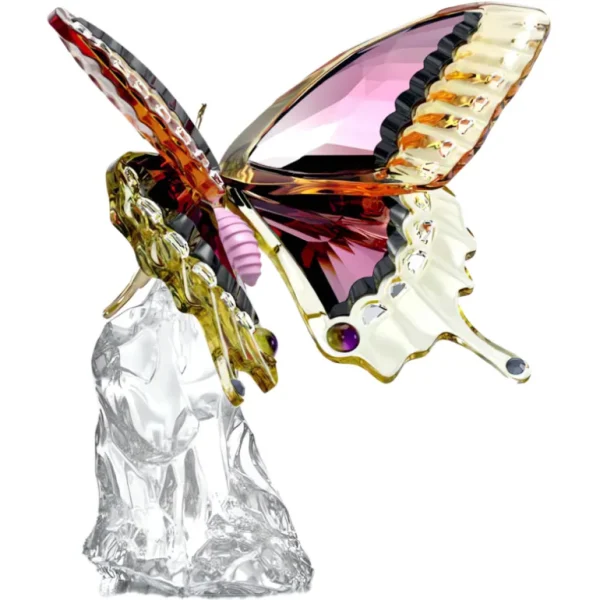 Swarovski Idyllia kristallen beeldje Vlinder meerkleurig Wit/Goud 5650796