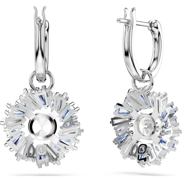 Swarovski Idyllia oorbellen Bloemvorm Zilver/Blauw 5680016