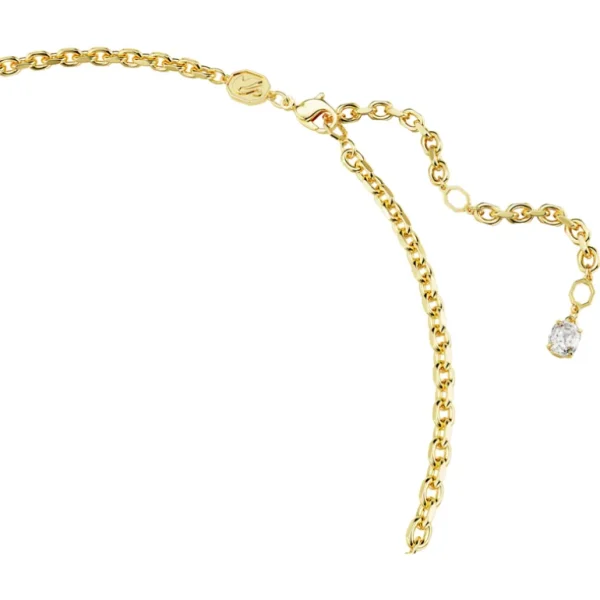 Swarovski Imber ketting Octagon Slijpvorm Goud/Roze 5684239