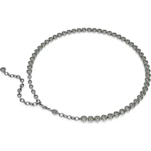 Swarovski Imber ketting Tennis ronde slijpvorm Zilver/Grijs 5682593