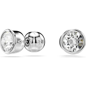 Swarovski Imber oorbellen Ronde slijpvorm Zilver/Wit 5696073