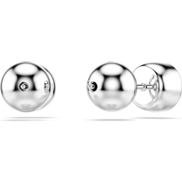 Swarovski Imber oorbellen Ronde slijpvorm Zilver/Wit 5696073