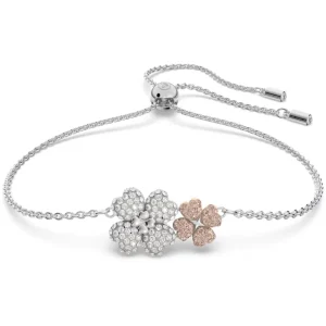 Swarovski Latisha armband Flower Zilver/Wit/Roze 5636590