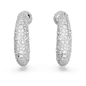 Swarovski Luna oorbellen Maan Zilver/Wit 5666179