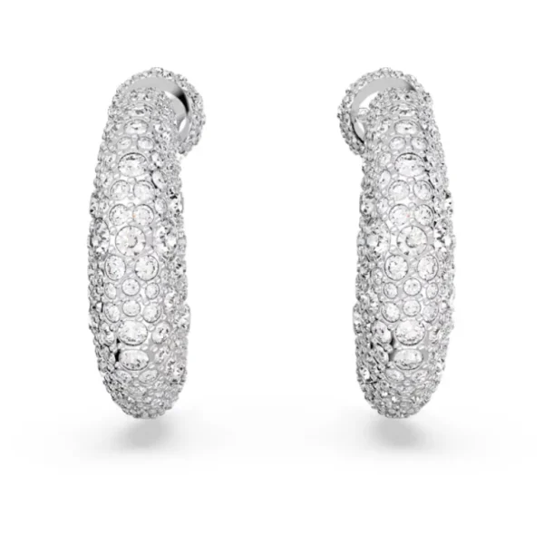 Swarovski Luna oorbellen Maan Zilver/Wit 5666179