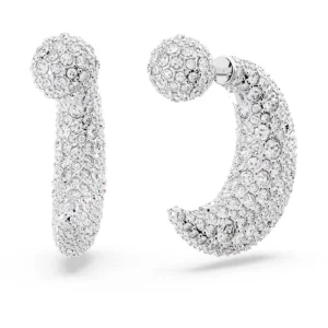 Swarovski Luna oorbellen Maan Zilver/Wit 5666179