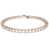Swarovski Matrix armband Tennis round cut Rosé/Wit (M) 5657659