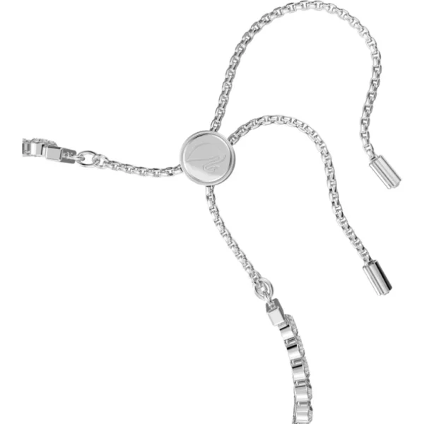 Swarovski Matrix armband Tennis ronde slijpvorm Zilver/Wit (M) 5221397
