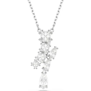 Swarovski Matrix ketting met hanger Verschillende slijpvormen Zilver/Wit 5700420