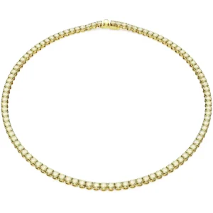 Swarovski Matrix ketting Tennis round cut Goud/Wit (M) 5661191