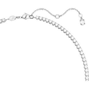 Swarovski Matrix ketting Tennis verschillende slijpvormen Zilver/Wit 5666168