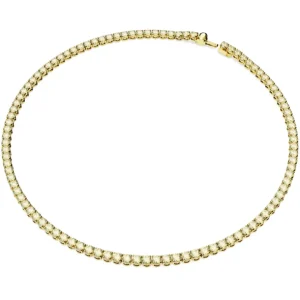Swarovski Matrix ketting Tennis round cut Goud/Wit (M) 5661191
