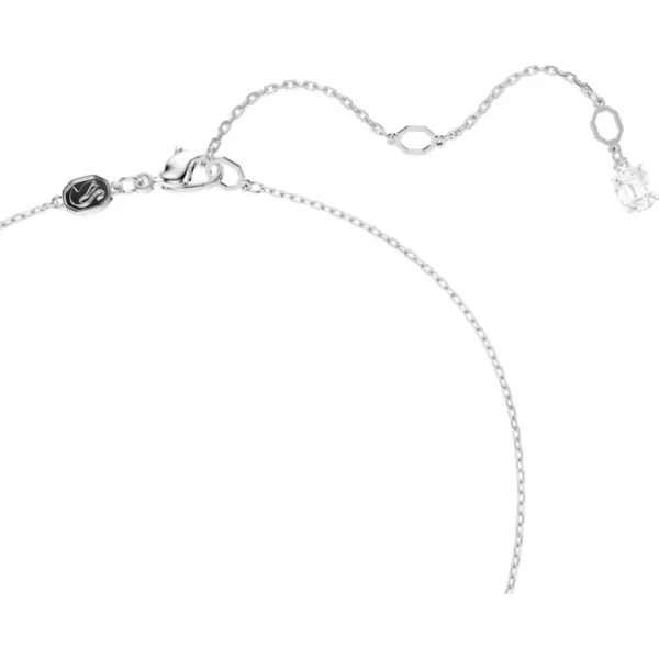 Swarovski Matrix ketting met hanger Verschillende slijpvormen Zilver/Wit 5700420
