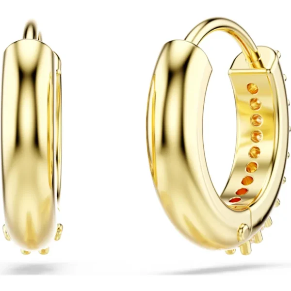 Swarovski Matrix oorbellen Ronde slijpvorm Goud/Wit 5697228