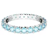 Swarovski Matrix ring Ronde vorm Zilver/Blauw