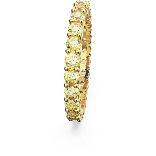 Swarovski Matrix ring Ronde vorm Goud/Geel