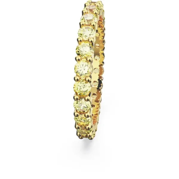 Swarovski Matrix ring Ronde vorm Goud/Geel
