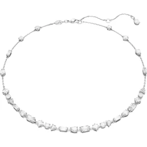 Swarovski Mesmera ketting Verschillende slijpvormen Zilver/Wit 5676989