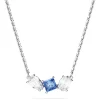 Swarovski Mesmera ketting met hanger Verschillende slijpvormen Zilver/Blauw 5668276