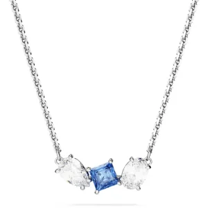 Swarovski Mesmera ketting met hanger Verschillende slijpvormen Zilver/Blauw 5668276