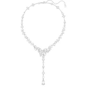 Swarovski Mesmera ketting Y-Ketting verschillende slijpvormen Zilver/Wit (38 - 45 cm) 5661520