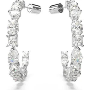 Swarovski Mesmera oorbellen Verschillende slijpvormen Zilver/Wit 5672834