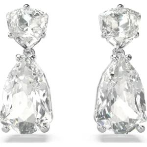 Swarovski Mesmera oorbellen Verschillende slijpvormen Zilver/Wit 5661683