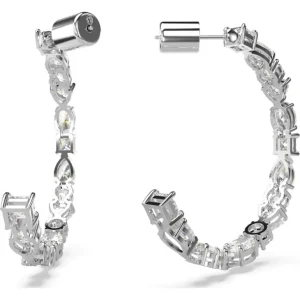Swarovski Mesmera oorbellen Verschillende slijpvormen Zilver/Wit 5672834