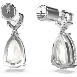 Swarovski Mesmera oorbellen Verschillende slijpvormen Zilver/Wit 5661683
